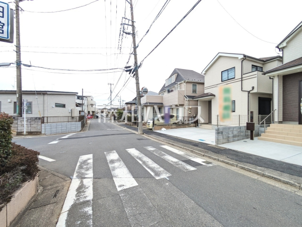接道状況および現場風景 【新座市大和田5丁目】 接道状況および現場風景 【新座市大和田5丁目】