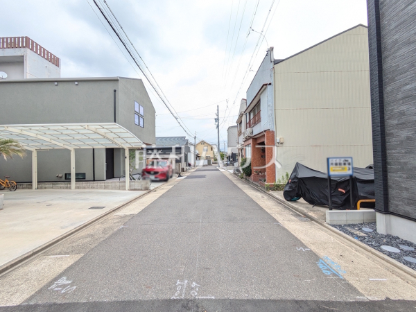 接道状況および現場風景 【名古屋市北区大杉3丁目】 接道状況および現場風景 【名古屋市北区大杉3丁目】