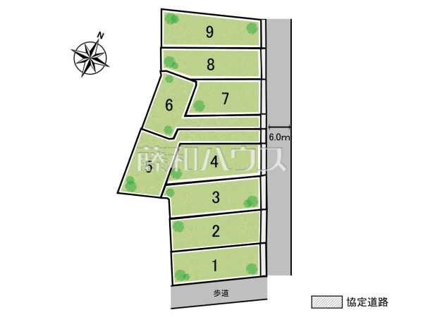 全体区画図 【八王子市並木町】 全体区画図 【八王子市並木町】