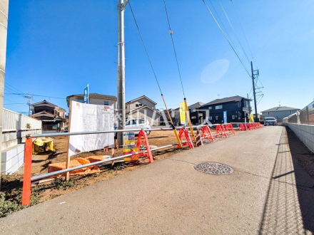 現場風景【東久留米市前沢1丁目】全区画ゆとりの30坪以上!お好きなハウスメーカーで建築可能です♪/撮影日2026/01/23