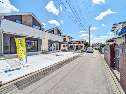 接道状況および現場風景 【小金井市貫井南町1丁目】