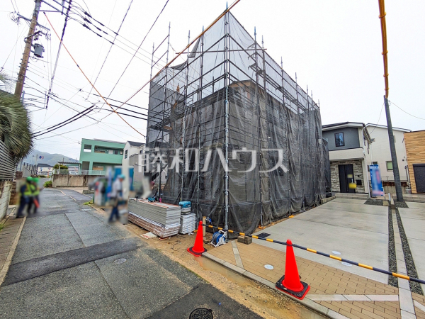 接道状況および現場風景 【福岡市早良区重留1丁目】 接道状況および現場風景 【福岡市早良区重留1丁目】