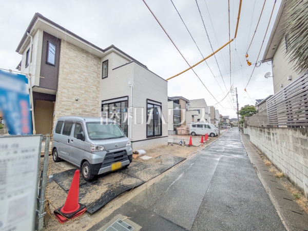 接道状況および現場風景 【福岡市早良区重留1丁目】 接道状況および現場風景 【福岡市早良区重留1丁目】