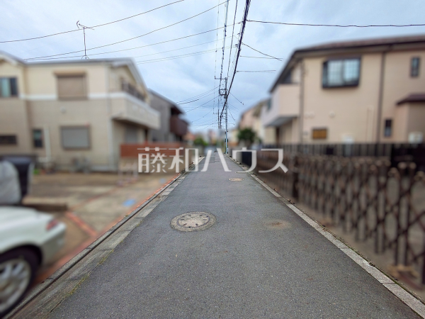 接道状況および現場風景 【杉並区成田東5丁目】 接道状況および現場風景 【杉並区成田東5丁目】