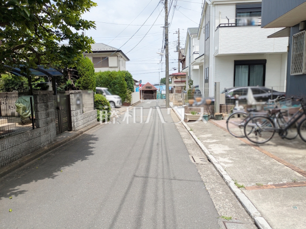 接道状況および現場風景 【練馬区西大泉4丁目】 接道状況および現場風景 【練馬区西大泉4丁目】