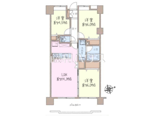 間取図 【キャッスルマンション多摩センター】 間取図 【キャッスルマンション多摩センター】