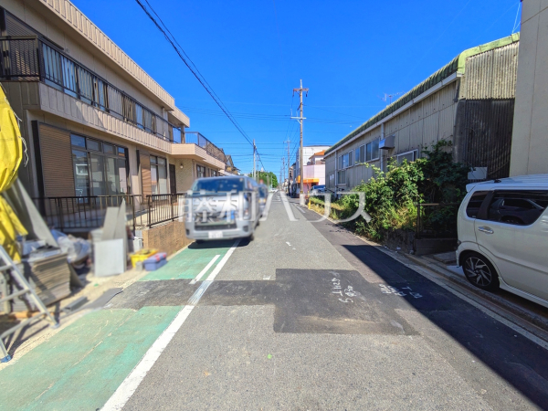 接道状況および現場風景 【名古屋市守山区鳥神町】 接道状況および現場風景 【名古屋市守山区鳥神町】
