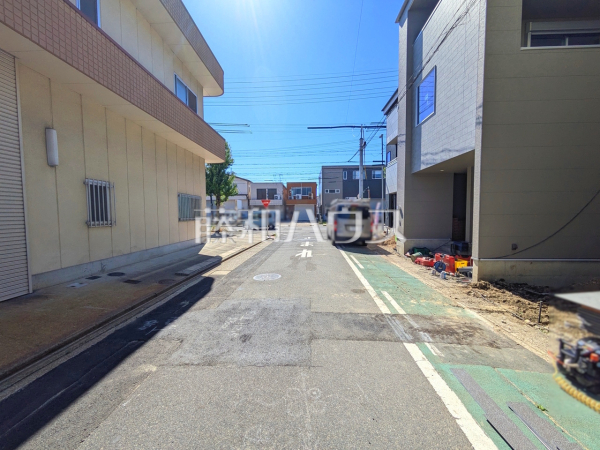 接道状況および現場風景 【名古屋市守山区鳥神町】 接道状況および現場風景 【名古屋市守山区鳥神町】