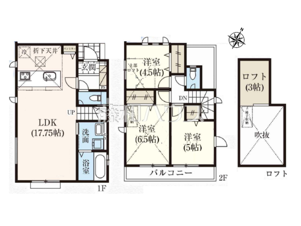 間取図 【国分寺市東戸倉1丁目】 間取図 【国分寺市東戸倉1丁目】
