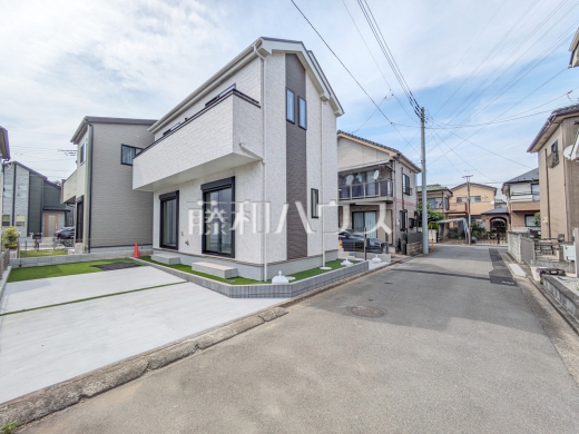 接道状況および現場風景 【立川市一番町2丁目】
