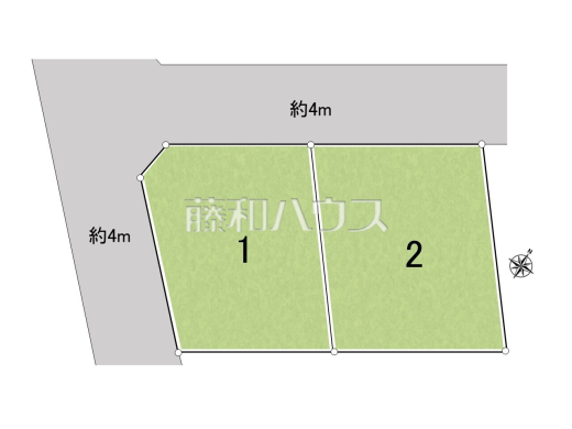全体区画図 【西東京市住吉町1丁目】 平日のご案内も可能です。まずはお気軽にお問合せ下さいませ。