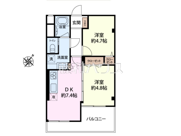 間取図 【調布第2コーポラス】 間取図 【調布第2コーポラス】