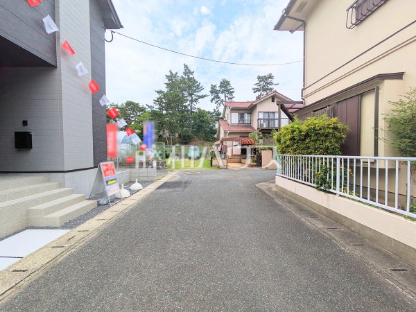 接道状況および現場風景 【福岡市東区三苫2丁目】 接道状況および現場風景 【福岡市東区三苫2丁目】