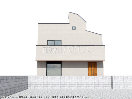 完成予想図(外観) 【日野市東豊田3丁目】
生活に溶け込むシンプルなデザインの外観が魅力の新邸です。