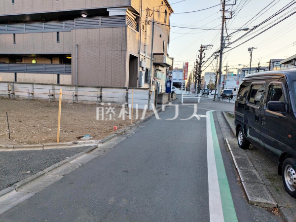 接道状況および現場風景 【府中市浅間町3丁目】 接道状況および現場風景 【府中市浅間町3丁目】