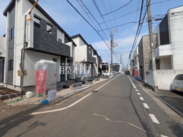 接道状況および現場風景 【練馬区下石神井4丁目】 接道状況および現場風景 【練馬区下石神井4丁目】