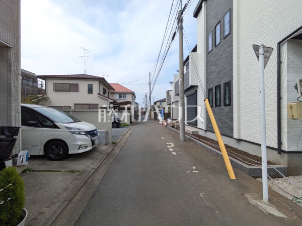 接道状況および現場風景 【練馬区下石神井4丁目】 接道状況および現場風景 【練馬区下石神井4丁目】