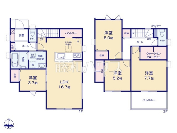 間取図 【名古屋市北区西味鋺5丁目】 間取図 【名古屋市北区西味鋺5丁目】