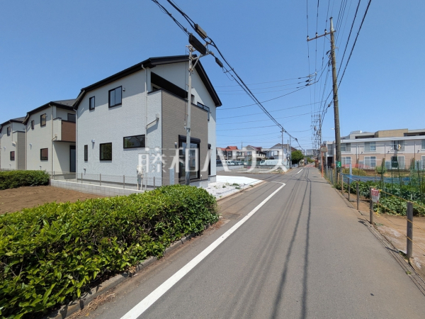 接道状況および現場風景 【武蔵村山市学園4丁目】 接道状況および現場風景 【武蔵村山市学園4丁目】