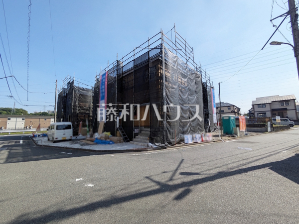 接道状況および現場風景 【八王子市大塚】 接道状況および現場風景 【八王子市大塚】