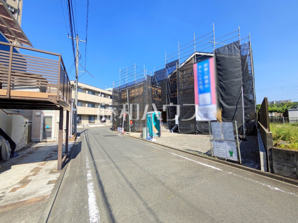 接道状況および現場風景 【八王子市大塚】 接道状況および現場風景 【八王子市大塚】