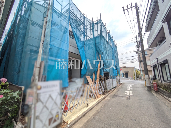 接道状況および現場風景 【練馬区石神井台3丁目】 接道状況および現場風景 【練馬区石神井台3丁目】