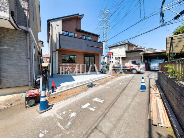 接道状況および現場風景 【所沢市大字松郷】 接道状況および現場風景 【所沢市大字松郷】