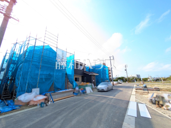 接道状況および現場風景 【豊見城市字渡橋名】 接道状況および現場風景 【豊見城市字渡橋名】