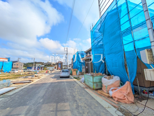 接道状況および現場風景 【豊見城市字渡橋名】 接道状況および現場風景 【豊見城市字渡橋名】