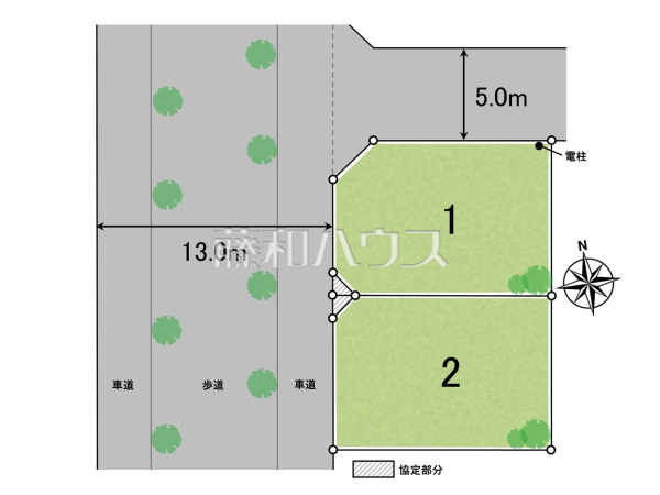 全体区画図 【所沢市中新井4丁目】 全体区画図 【所沢市中新井4丁目】
