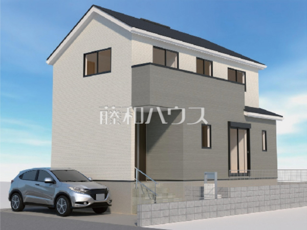 2号棟 完成予想図(外観) 【所沢市中新井4丁目】 2号棟 完成予想図(外観) 【所沢市中新井4丁目】