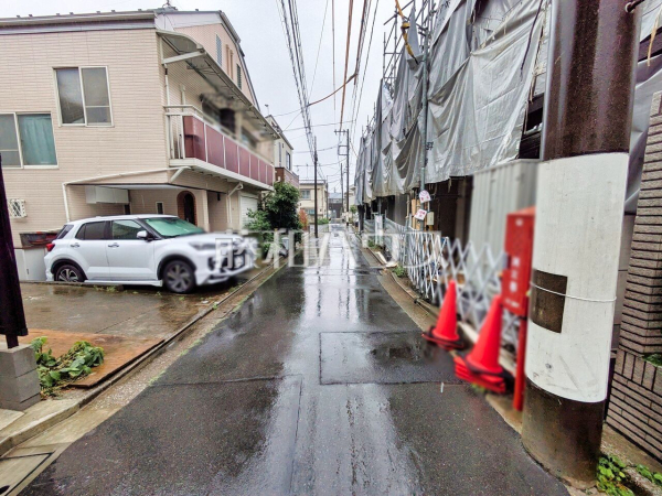 接道状況および現場風景 【杉並区阿佐谷北1丁目】 接道状況および現場風景 【杉並区阿佐谷北1丁目】