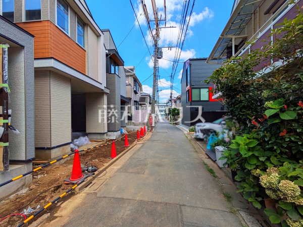 接道状況および現場風景 【杉並区阿佐谷北1丁目】 接道状況および現場風景 【杉並区阿佐谷北1丁目】