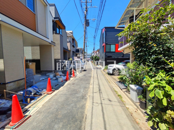 接道状況および現場風景 【杉並区阿佐谷北1丁目】 接道状況および現場風景 【杉並区阿佐谷北1丁目】