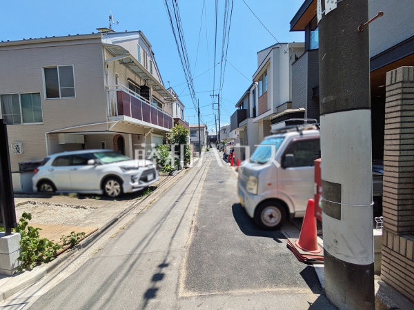 接道状況および現場風景 【杉並区阿佐谷北1丁目】 接道状況および現場風景 【杉並区阿佐谷北1丁目】