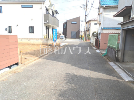 接道状況および現場風景 【東村山市富士見町3丁目】/撮影日2026/02/20
