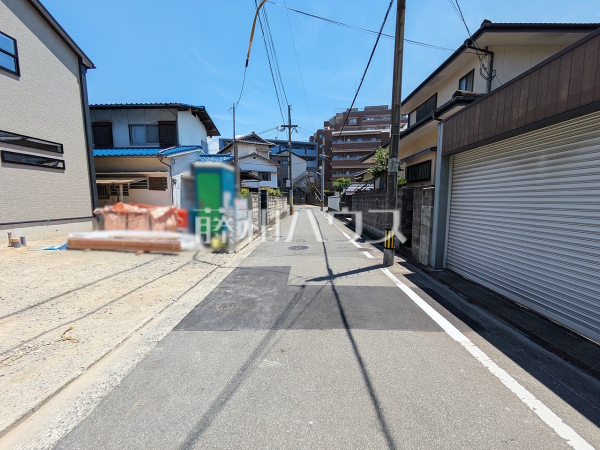 接道状況および現場風景 【福岡市早良区飯倉2丁目】 接道状況および現場風景 【福岡市早良区飯倉2丁目】
