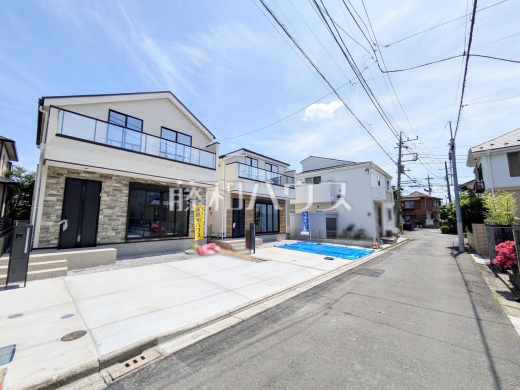 接道状況および現場風景 【狛江市岩戸南3丁目】
