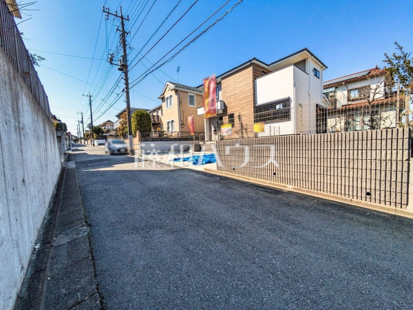 接道状況および現場風景 【八王子市めじろ台3丁目】 接道状況および現場風景 【八王子市めじろ台3丁目】