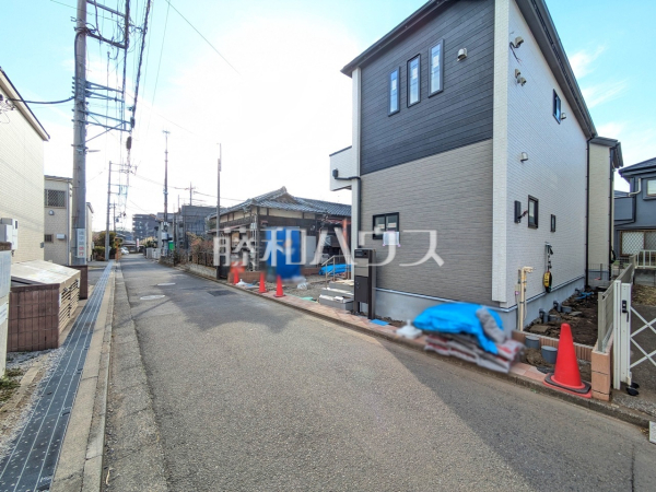 接道状況および現場風景 【昭島市緑町3丁目】 接道状況および現場風景 【昭島市緑町3丁目】