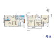 1号棟 間取図 【昭島市緑町3丁目】 1号棟 間取図 【昭島市緑町3丁目】