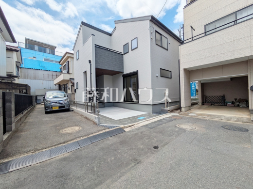接道状況および現場風景 【新座市新堀1丁目】
