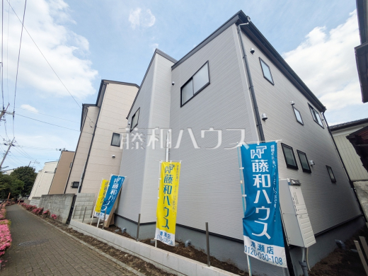 接道状況および現場風景 【新座市新堀1丁目】