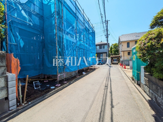 接道状況および現場風景 【小平市鈴木町1丁目】