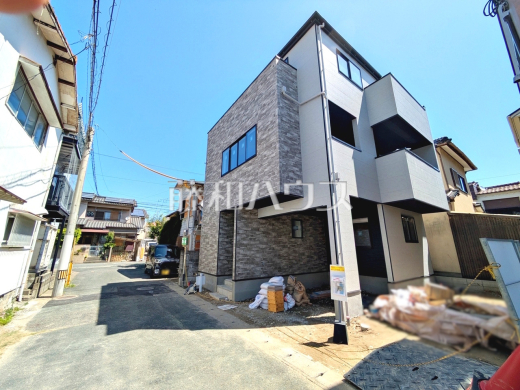 接道状況および現場風景 【福岡市西区小戸3丁目】