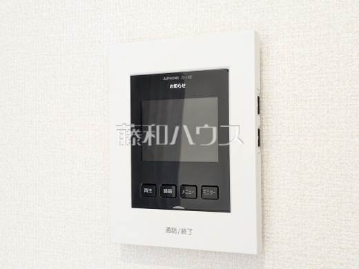 TVモニター付インターホン 【新座市あたご3丁目】 防犯に役立つTVモニター付インターフォン