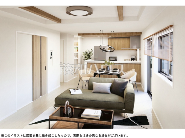 4号棟 完成予想図(内観) 【清瀬市下宿2丁目】 4号棟 完成予想図(内観) 【清瀬市下宿2丁目】