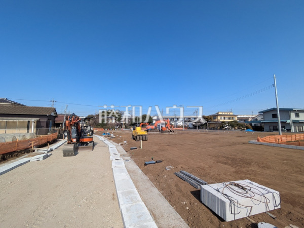 接道状況および現場風景 【清瀬市下宿2丁目】 接道状況および現場風景 【清瀬市下宿2丁目】