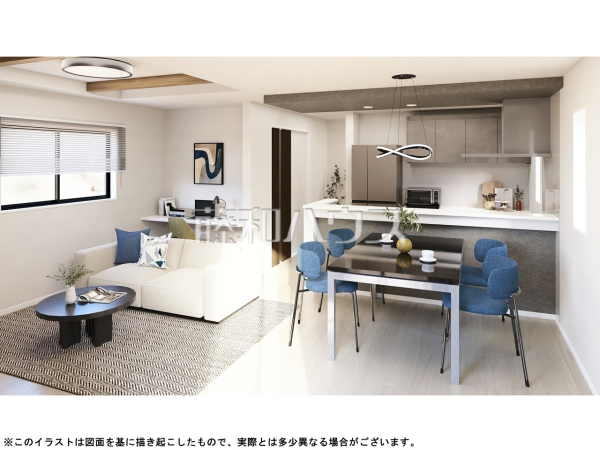 2号棟 完成予想図(内観) 【清瀬市下宿2丁目】 2号棟 完成予想図(内観) 【清瀬市下宿2丁目】