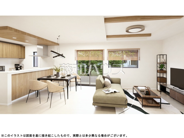 4号棟 完成予想図(内観) 【清瀬市下宿2丁目】 4号棟 完成予想図(内観) 【清瀬市下宿2丁目】